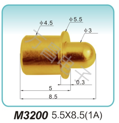 M3200 5.5x8.5(1A)探針 充電彈簧針 磁吸式彈簧針