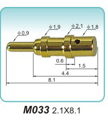 彈簧接觸針M033 2.1X8.1