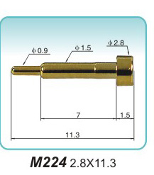 彈簧探針   M224   2.8x11.3