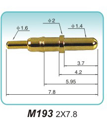 彈簧探針  M193  2x7.8