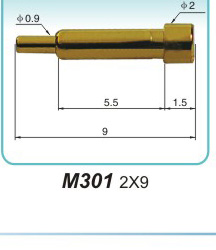 彈簧接觸針  M301 2x9