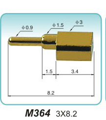 彈簧探針  M364 3x8.2