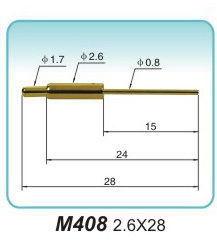 天線頂針M408 2.6X28