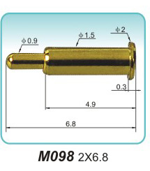 彈簧探針M098 2X6.8