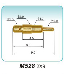 電流觸針  M528  2x9