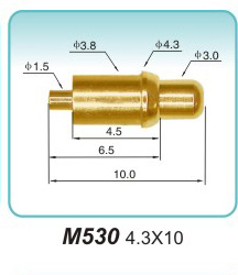 電子彈性觸頭  M530  4.3x10