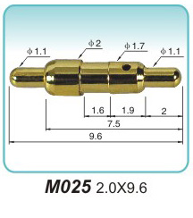 彈簧接觸針M025 2.0X9.6