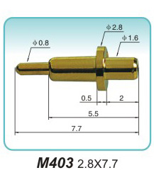 彈簧頂針M403 2.8X7.7