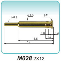 彈簧接觸針M028 2X12