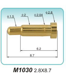 彈簧探針M1030 2.8X8.7