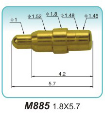 探針M885 1.8X5.7 彈簧頂針 pogopin 彈簧連接器  探針