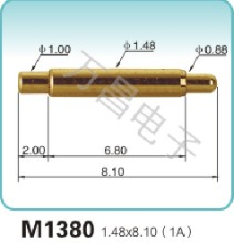 M1380 1.48x8.10(1A)pogopin