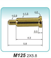 彈簧探針M125 2X5.8