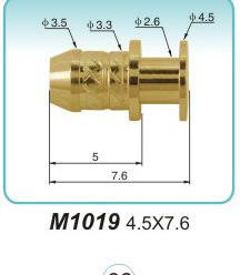 彈簧電極M1019 4.5X7.6