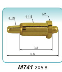 雙頭彈簧頂針M741 2X5.8