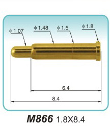 彈簧接觸針M866 1.8X8.4